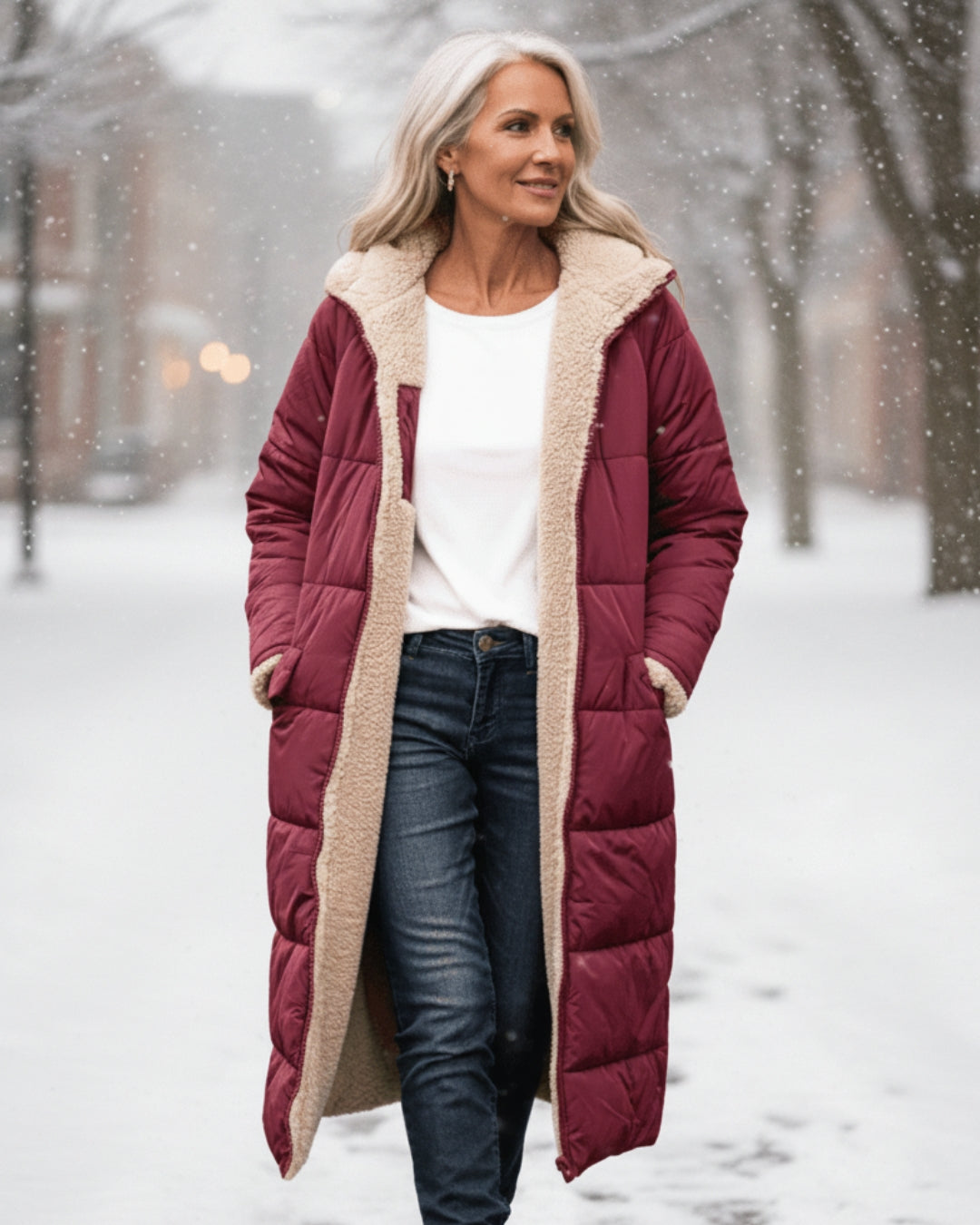 SHERPA – Płaszcz – Styl minimalistyczny