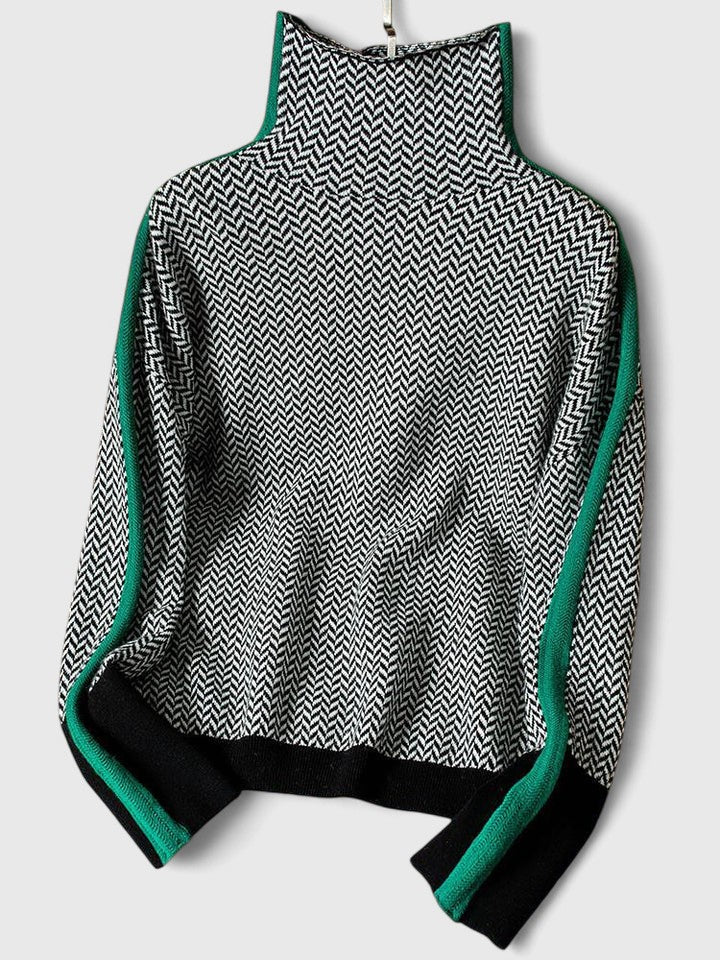 Sweter z półgolfem