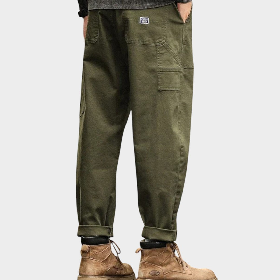 VINTAGE | Spodnie cargo z kieszeniami